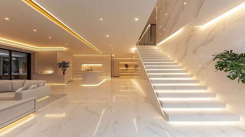 Interior Lighting Installation detail