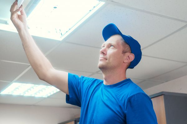 Fluorescent Lighting Install